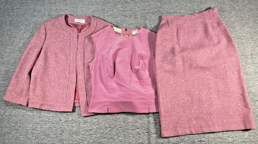 Vintage Disneyland Frontierland Exhibit Womens 12 Pink Outfit Pendleton Wool